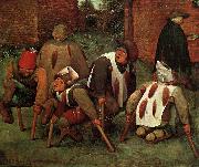 Pieter Bruegel the Elder The Cripples Spain oil painting artist